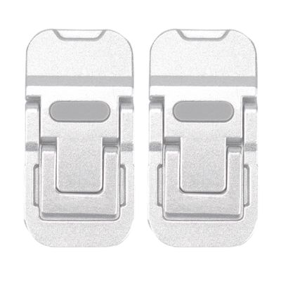 2Pcs Portable Foldable Laptop Stand Invisible Cooling Stand Height Adjustable Metal Laptop Tablets Desk Mount