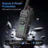 Retevis RT48H(2rd Gen RT48) 2 Way Radios Long Range, Fast Charing, Hidden Display, 1500mAh, IP67 Waterproof, Type-C, VOX, FRS Professional Walkie Talkies for Bussiness Security Farm (10 Pack) view 2
