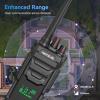 Retevis RT48H(2rd Gen RT48) 2 Way Radios Long Range, Fast Charing, Hidden Display, 1500mAh, IP67 Waterproof, Type-C, VOX, FRS Professional Walkie Talkies for Bussiness Security Farm (10 Pack) view 4