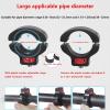 Aluminum Handlebar Mount with 1/4 Screw for GoPro,for Insta 360X5/X4/X3, for DJI Osmo, for Akaso & Fill Light360 Rotatable Bike & Motorcycle Camera Mount with Side Reinforcement view 3