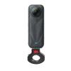 Aluminum Handlebar Mount with 1/4 Screw for GoPro,for Insta 360X5/X4/X3, for DJI Osmo, for Akaso & Fill Light360 Rotatable Bike & Motorcycle Camera Mount with Side Reinforcement view 4
