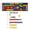 143 Keys GMK Handarbeit Custom Keycaps Colorful PBT Cherry Profile, Five-Side Dye Sublimation - Compatible with MX 61/75/87/98/100/104 Mechanical Keyboards view 2