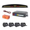 Car Reverse Kit Vehicle Parking Sensor System with 4 Parking Sensors Backup with LED Distance Display Beep Alarm(Black) view 1
