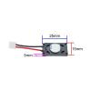 ZVHZQEMMT 10PCS 25 * 15mm Laptop Small Horn 2515 Heat Resistant Paper Voice Coil 1525 Thickness 5mm 4OHM 2W Lucky view 3