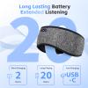 2 Pack Sleep Headphones Bluetooth 6.0 Headband, 20Hr Headband Headphones with HD Stereo Speakers, Sports Wireless Earphones for Side Sleepers Workout Yoga Travel Meditation, Gifts for Women Men view 2