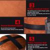 100cm/39.3in,PP-Eic Hanging PU Heavy Duty Sandbag, Fillable Adult Boxing Training Equipment, Freestanding Sandbag with Chain, Home Training Gym, Suitable for Taekwondo, Karate, Judo view 4