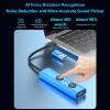 Gugxiom AI Laptop Docking Station, USB Hub with AI Voice Translation, 1 USB 3.0, with GPT Deepseek, for Home Office Remote Work Business Travel (Dual Interface) view 3