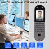 Irfora Access Control Face & Fingerprint Recognition System, Supports up to 2000 Faces, 3000 Fingerprints, 2000 Passwords, and 2000 Cards, 2.4-inch LCD Screen, USB Data Transfer (US Plug) view 3