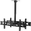 Adjustable Dual Screen TV Ceiling Mount Bracket for 32 65" LCD Telescoping Height Pole Stand Multifunctional TV Mount Stand view 1