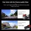 Diyeeni Dash Cam 4K+1080P, 3 Channel Car Camera Front Rear and Inside, Car Dash Camera with APP, Night Vision, G Sensor, 24 Hours Parking Monitor, Motion Detection view 3