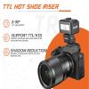 Godox TR-O TR for Olympus TTL HSS Hot Shoe Riser Hot Shoe Extender for GOdox iT30 Pro, iT20, iT22 TTL Flash X3 Trigger for Olympus,Reduce Lens Shadow, Tilt Adjustment 0-90,for Mini Flash Under 300g view 3