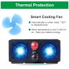 12v to 110v,Car Inverter, Peak Power 5000W Pure Sine Wave Power Inverter with LCD Display, DC 12V 24V 48V 60V 72V to AC 110V/220V Voltage Converter for Home/Car/Camping view 3