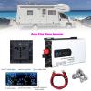 12v to 110v,Car Inverter, Peak Power 5000W Pure Sine Wave Power Inverter with LCD Display, DC 12V 24V 48V 60V 72V to AC 110V/220V Voltage Converter for Home/Car/Camping view 4