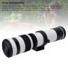 CUIFATI 420 to 800mm F8.3 Telephoto Zoom Lens, Optical Glass Manual Focus Camera Lens, for E Mount Mirrorless Camera with All Metal Construction (White) view 4