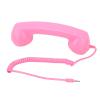 Estink Retro Phone Handset, Handheld Receiver for Cell Phone, Classic Style Retro Phone Headset 1m Coiled Cord, 3.5mm Plug, for All Smartphones and Computers (Rosy) view 4
