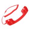 Estink Retro Phone Handset, Handheld Receiver for Cell Phone, Classic Style Retro Phone Headset 1m Coiled Cord, 3.5mm Plug, for All Smartphones and Computers (Red) view 2