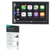 BoxWave Screen Protector Compatible With Dual Electronics XDCPA10BT - ClearTouch Crystal Privacy (2-Pack), Privacy Screen Protector Flexible Film Clear view 1