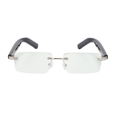 Bewinner Smart Translator Glasses for Travel & Business, Real Time Voice Translation 144 Languages, Bluetooth 5.3 Wireless, Rimless Design, IP54 Water, Open Ear Audio for Calls & Music