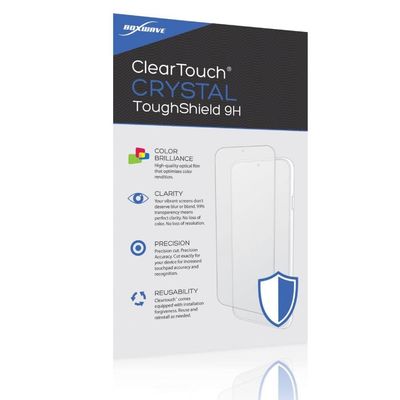 BoxWave Screen Protector Compatible With Garmin echoMAP 53dv - ClearTouch Crystal ToughShield 9H (2-Pack), Clear 9H Tough Flexible Film Screen Protector
