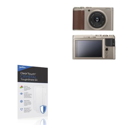 BoxWave Screen Protector Compatible With Fujifilm XF10 - ClearTouch Crystal ToughShield 9H (2-Pack), Clear 9H Tough Flexible Film Screen Protector