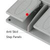 YDT-16 Double Foot Switch Silver Copper Contact Reset Latching Aluminum AC380V DC220V Foot Pedal Switches 10A(Reset Copper ct) view 4