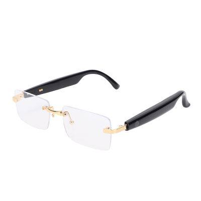 SUNGOOYUE AI Smart Glasses,5.4 Real Time Translation GPT & DeepSeek Support 98% Accuracy Multilingual AI Assistant with Noise Reduction for Business Travel Learning (Gold)