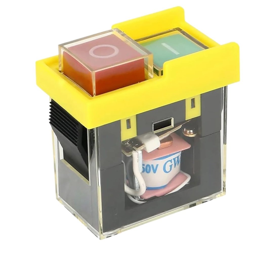 250V 6A Universal Safety Switch: Electromagnetic Waterproof, Against Power Outage Tool Switch, Start Button