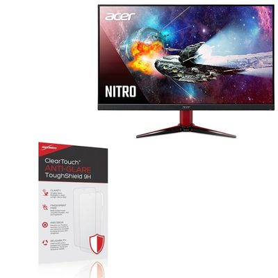 BoxWave Screen Protector Compatible With Acer Nitro VG1 (VG271) - ClearTouch Anti-Glare ToughShield 9H (2-Pack), Anti-Glare 9H Tough Flexible Film Screen Protector