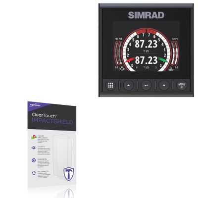 BoxWave Screen Protector Compatible With Simrad IS42J - ClearTouch ImpactShield (2-Pack), Impenetrable Screen Protector Flexible Film
