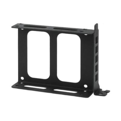 FVDPWYE Double SSD Mounting Bracket Hard Drive Tray 2.5" SSD Bracket HDD Drive Bay Holder Easy to Install Metal Mount, Black