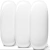 Google Nest WiFi Pro - Wi-Fi 6E - Reliable Home Wi-Fi System with Fast Speed and Whole Home Coverage - Mesh Router - Non-Retail Packaging - 3 Pack - Snow view 1