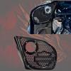 23.5+ 2" Tweeter Road Glide Inner Fairing Speaker Grills Shield Emblem view 2