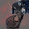 23.5+ 2" Tweeter Road Glide Inner Fairing Speaker Grills Shield Emblem view 3
