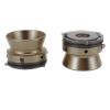 Aramox Easy Installation 10 Inch Nab Hub Adapters for Reel to Reel Tape Recorder, Aluminum Alloy Set for B67, 2 Adaptors (Antique Brass) view 1