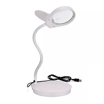 MVUYO Desktop Magnifier Desk Lamp Reading Light Large Lens Desktop Magnifier Repair Tool
