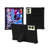 Case for POWMUS M518 Tablet Android 15 Tablet 11"WUNIAK Shock Proof Lightweight Stand Rubber Shell Protective Cover,Kids Friendly Soft Silicone Adjustable Stand Cover,Black view 1