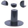 FVDPWYE Speaker Stand Top Hat Mounting Bracket Easy Installation Mounts Hat Speaker Cabinet Pole Mount, Style C view 2