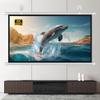 40 50 60 72 84 100 inch Manual Pull Down HD Movie Screen, 4:3 16:9 Lightweight Projector Screen for Home Theater Outdoor Indoor(50" (16:9)) view 2