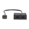 Tripp Lite Eaton Series B119-002-BDS 2-Port 4K HDMI Switch 3840x2160@60Hz HDR 12-Bit Deep Color HDCP Pass-Through Push-Button Desktop Selector Cloud Care Pre-Configured Bundle Eligible (1 Pack) view 1