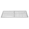 132 Key PBT Keyboard Keycaps, OEM Height, Secondary Injection, DIY Combination, Matte Finish, for Mechanical Keyboards (White Blue Letters) view 1