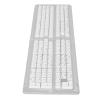 132 Key PBT Keyboard Keycaps, OEM Height, Secondary Injection, DIY Combination, Matte Finish, for Mechanical Keyboards (White Blue Letters) view 3