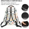 ZZKKO Summer Fun Pattern School Backpacks Book Bag for Boys Girls Travel Hiking Camping Daypack Work Laptop Backpack view 2