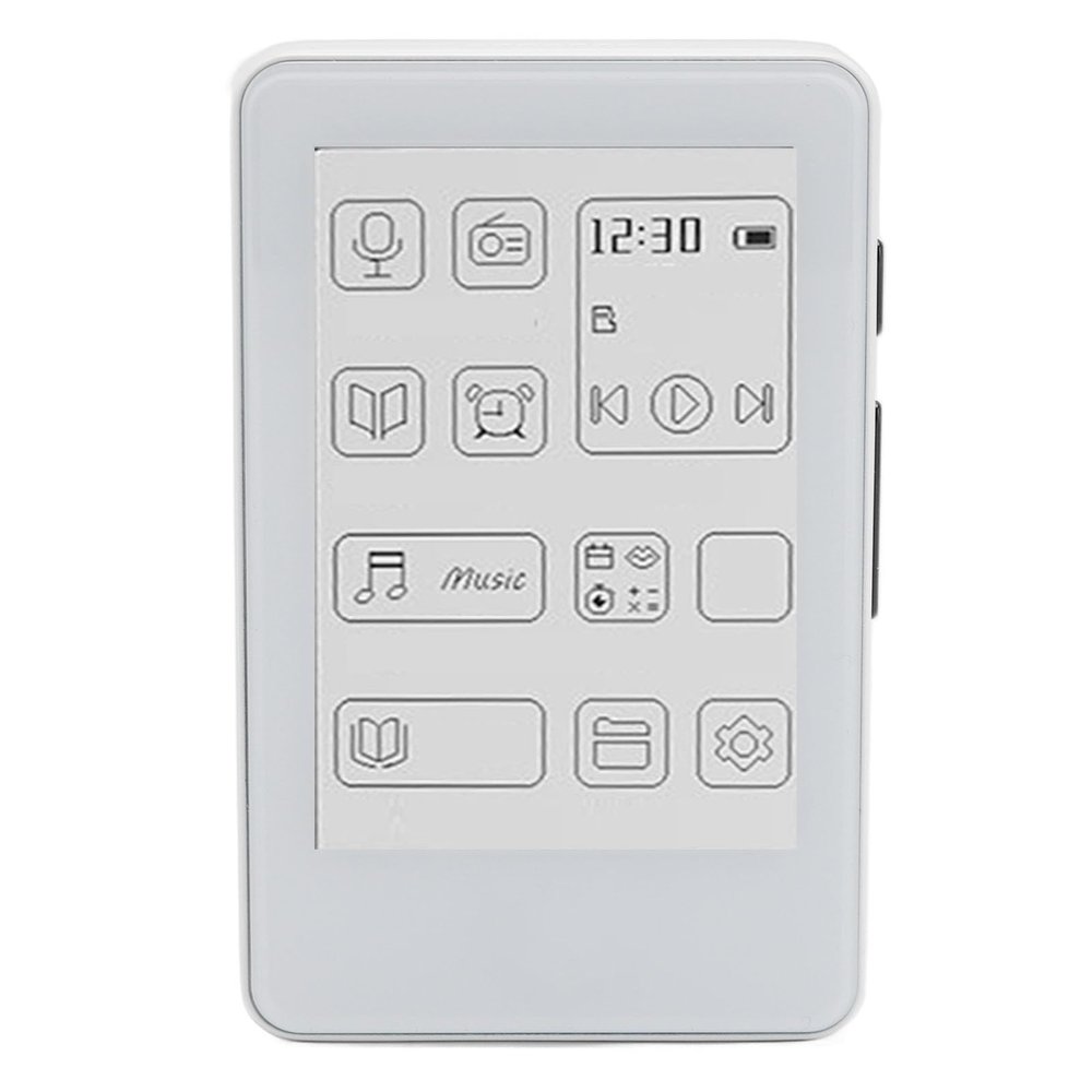 Sanpyl MP3 Player with Bluetooth, MP3 Music Player with HiFi Sound, E Book, 2.7 in HD Touch Electronic Ink Screen, Type C Charging