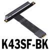 ADT-Link PCIe 5.0 M.2 NGFF NVMe Key M Flat Extender Cable to PCIE x16 Graphics Card Riser Adapter 16x PCI-e PCI-Express for M2 2230 2242 2260 2280 (K43SF-BK, 15cm) view 2