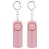 2-Pack Personal Alarm Keychains With 130 Db Siren And Led Light, Abs Shell, Compact Security Tools For Emergency Use, view 1