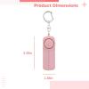 2-Pack Personal Alarm Keychains With 130 Db Siren And Led Light, Abs Shell, Compact Security Tools For Emergency Use, view 4