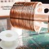 Gonetre Round Bobbin Wire Coil Frame Inductor Winding Frame Speaker Crossover ABS Durable Reusable Sturdy 50mm Outer Diameter 20 Pcs Set for DIY Speaker Projects view 2