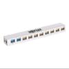 Tripp Lite U360-010C-2X3 10-Port Powered USB Hub, 2 USB 3.0 5Gbps + 8 USB 2.0, 4A AC Adapter, Desktop Data & Charging for Laptop PC Mac (10 Pack) view 2
