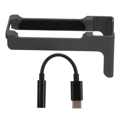 Camera Cold Shoe Expansion Mount Premium Aluminum Alloy Accessory Holder with Sound Cable for Action 2 Sports Camera Microphone Light Mount Adapter