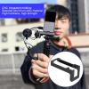 Camera Cold Shoe Expansion Mount Premium Aluminum Alloy Accessory Holder with Sound Cable for Action 2 Sports Camera Microphone Light Mount Adapter view 3
